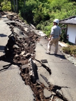 たんぽぽハウス近くの道路状況